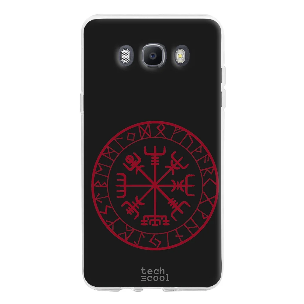 FunnyTech®Чехол для Samsung Galaxy J7 2016 l чехол с символом викингов мифологией нордика целта