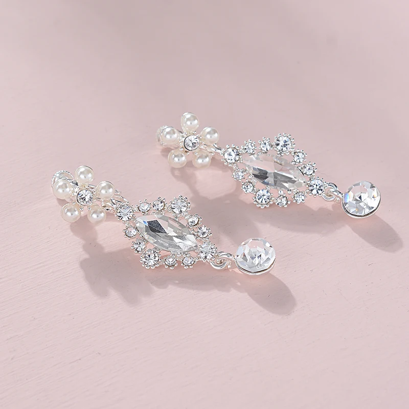 ESERES Роскошные Ювелирные наборы Дубай Стразы ожерелье и серьги для женщин