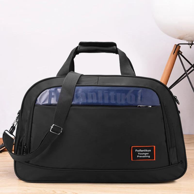 

2020 Новая Мужская модная большая Вместительная дорожная сумка, деловая водонепроницаемая сумка Оксфорд для путешествий, спортивная сумка д...