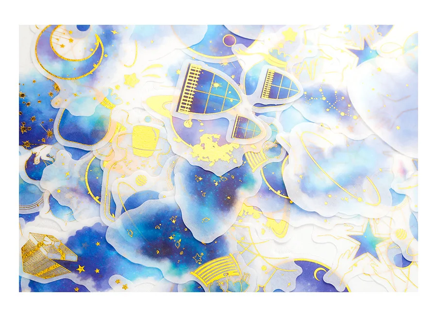 60 pcs/pack Dream Whale Decorative Sticker Set Diary Album Label Sticker DIY Scrapbooking Stationery Stickers Escolar