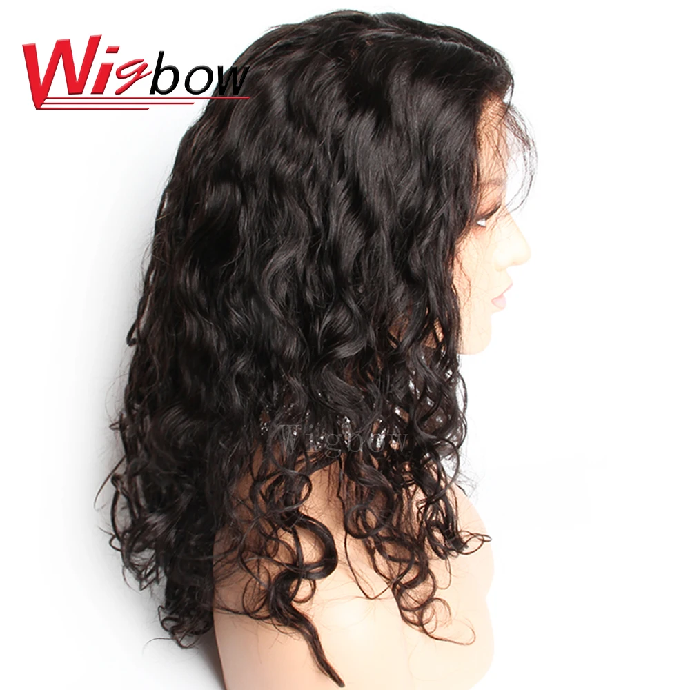 Волосы Wigbow OneCut бразильские волосы водные натуральные волнистые передние парики