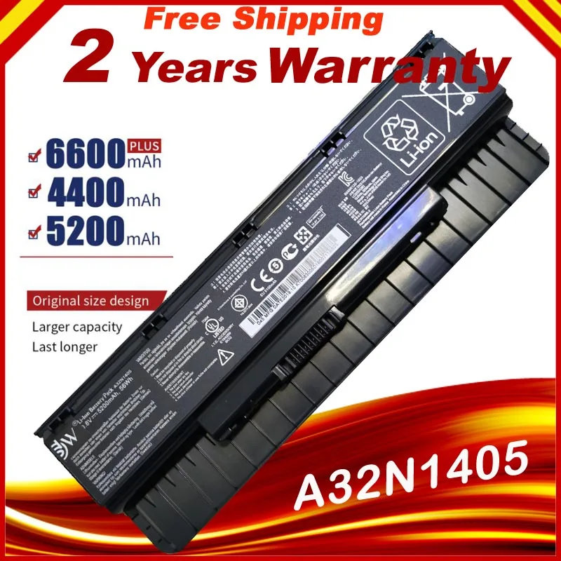 Аккумулятор A32LI9H A32N1405 A32N14O5 A32NI405 для Asus G551 G551J G551JK G551JM G58JM G771 G771J G771JK