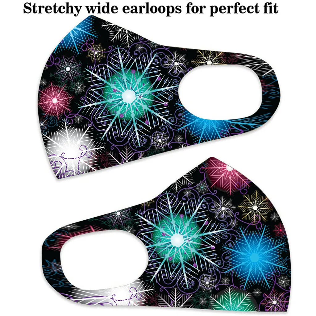 

5pcs Adult Washable Women Face Mask Prints Outdoor Protective Earloop Mouth Mask Colors Dustproof Fashion Mondkapjes Mascarillas