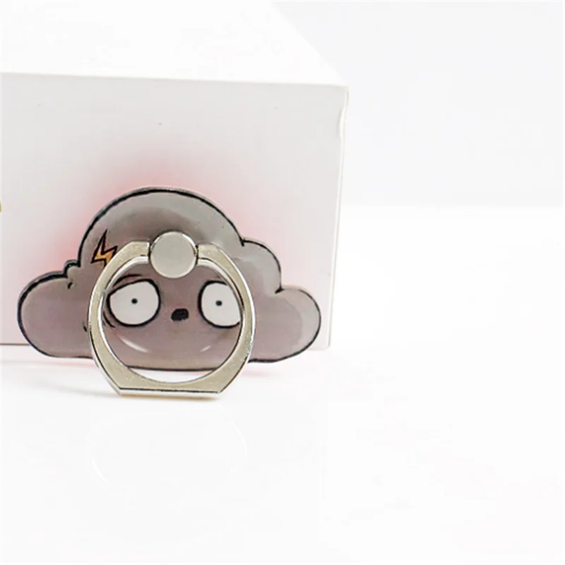 Акриловое кольцо на палец для конфет подставка смартфона мультяшный держатель