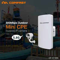 comfast cf e120av3 3km range 300mbps 5 8ghz outdoor mini wifi cp wireless ap bridge access point 11dbi wi fi antenna nanostation