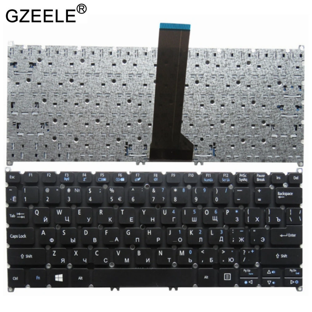 

NEW russian laptop keyboard for ACER Aspire V5-122 V5-122P V5-132 V3-371 V3-111P V3-112P V3-331 V3-372 V3-372T black RU