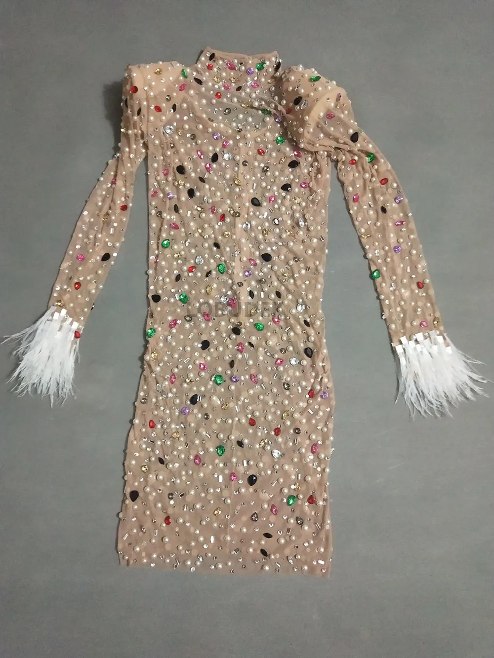 Вечернее платье вечерние женские певец и ведущий модель сценическая одежда