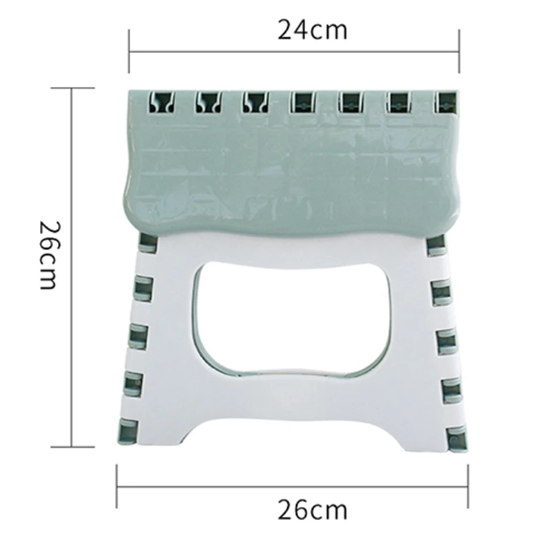 

Folding Step Stool Portable Chair Seat for Home Bathroom Kitchen Garden Camping Kids and Adults Use Chair Stool