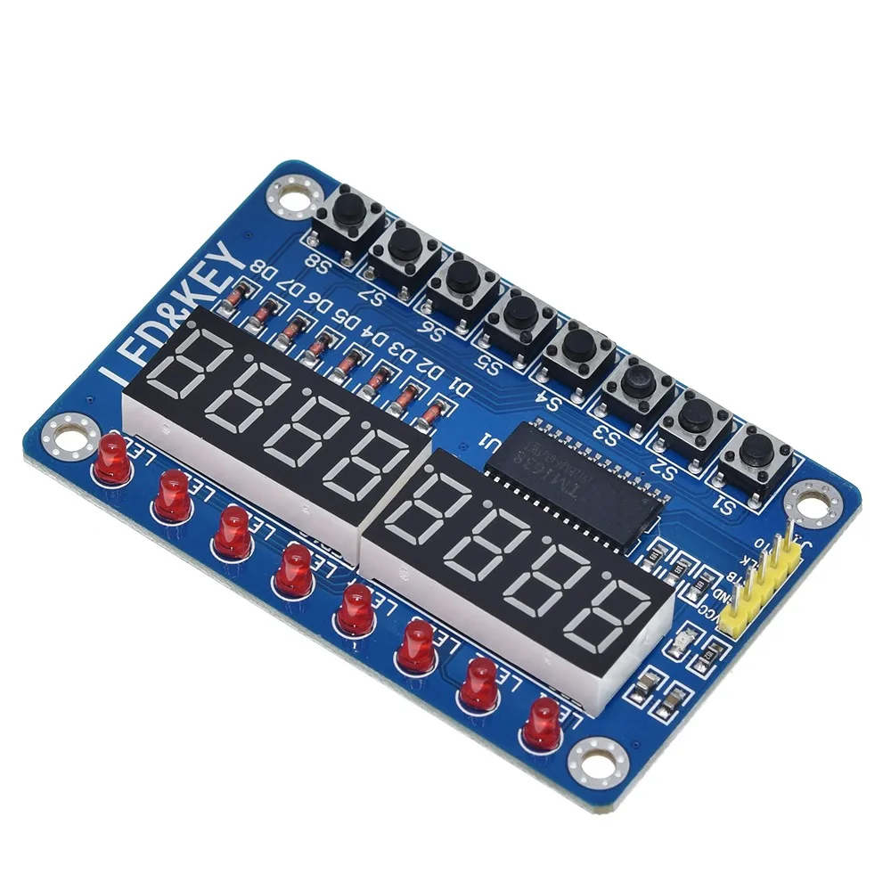 Дисплей SPKey для AVR Arduino новый 8-битный цифровой светодиодный модуль с 8-битной