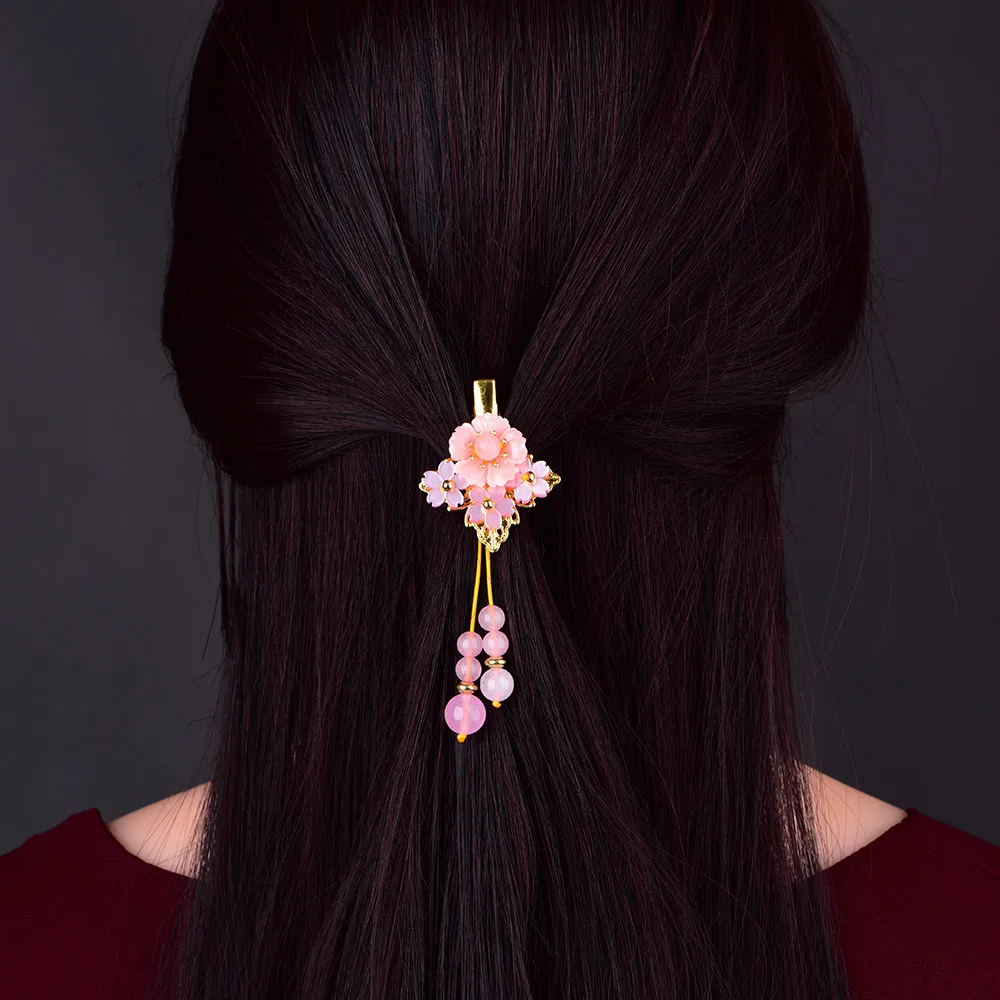 Оригинальная мода Пресноводный Жемчуг порошок кристалл ободки для волос