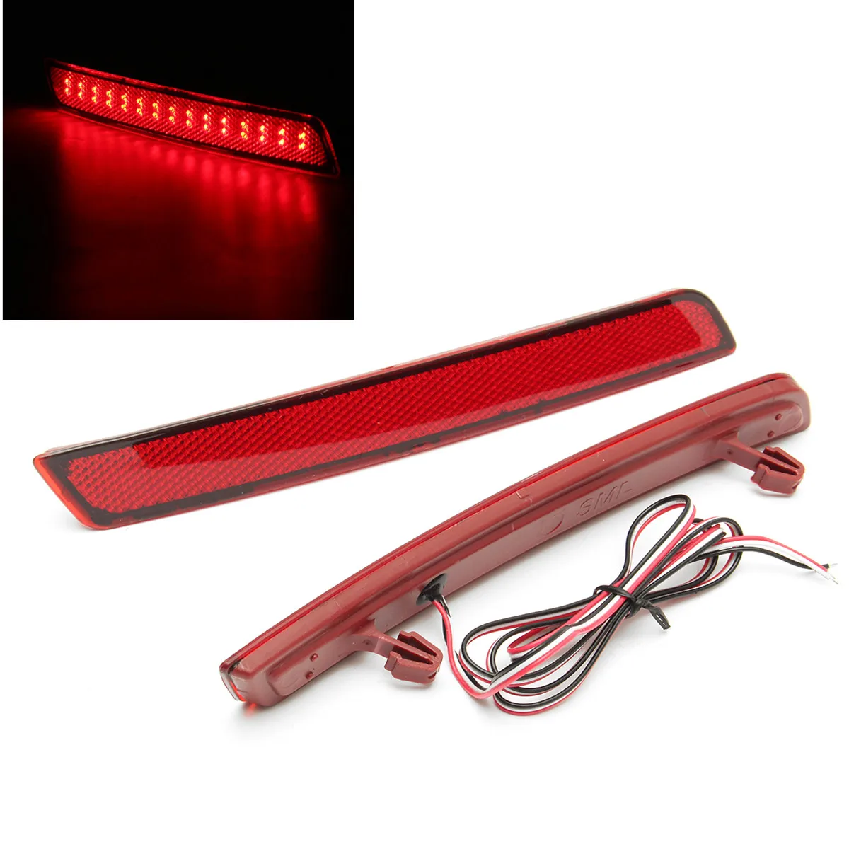 Пара Автомобильный задний бампер светодиодный светильник s для Chevrolet Malibu 2012 15