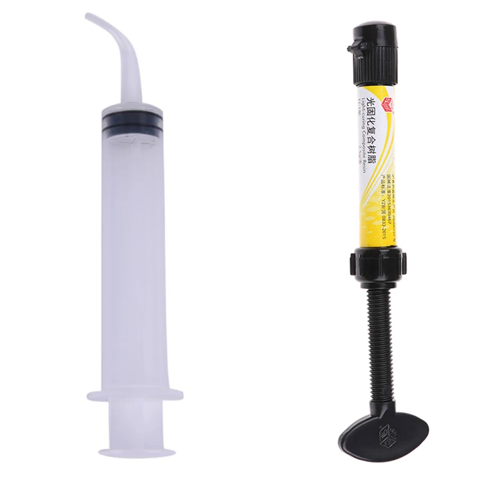 1Pcs Hot Dental Denfil Syringe Universal Composite Light Curing Resin Shade Micro Hybrid | Красота и здоровье