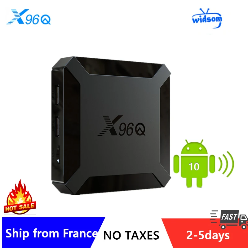 Лучшая ТВ-приставка x96Q на Android 10 0 IP 1 ГБ 8 2 16 смарт-ip Allwinner H313 телеприставка