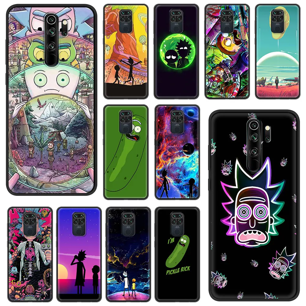 

Anime Ricks And Pic Case For Xiaomi Redmi Note 10 9 Pro 9S 8 7 8T 9T Soft Back Phone Cover 9A 9C 8A 7A 6 6A Silicone Funda Shell