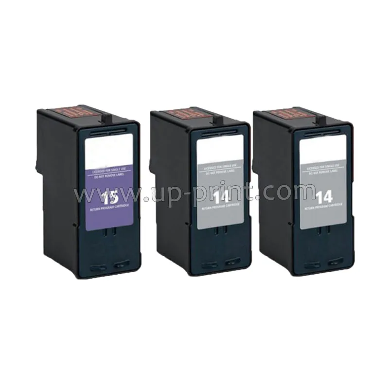 3PK Чернильный картридж для Lexmark 14 15 черные и цветные чернильные картриджи для принтера Lexmark Z2300 Z2320 X2650 X2600 X2670 - Цвет: 3PK