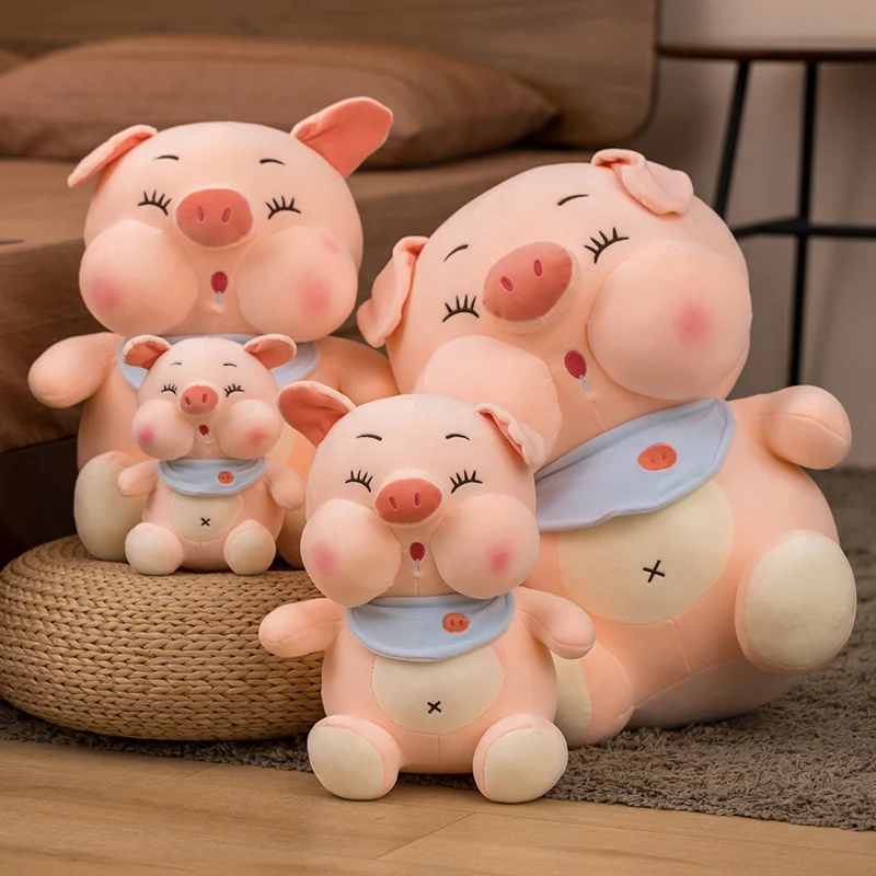 

23-65cm Cute Fat Pig Plush Toys Stuffed Cute Animal Doll Baby Piggy Kids Appease Pillow for Girls Birthday Chrismast Gift