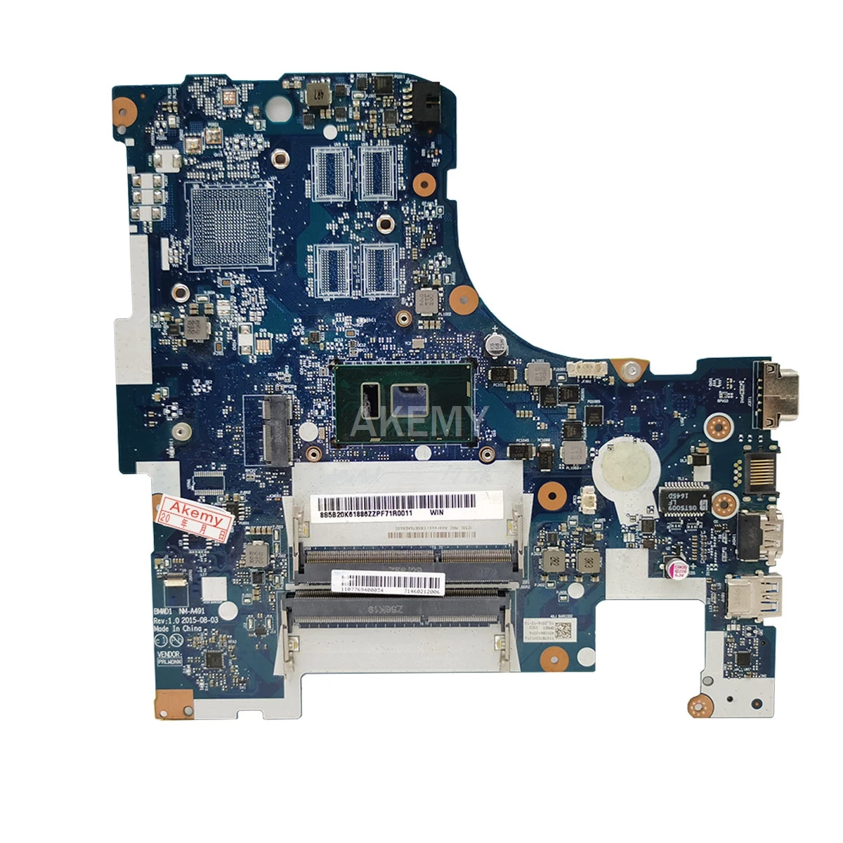

Free Shipping for Lenovo ideapad 300-17ISK BMWD1 NM-A491 Laptop motherboard SR2EX 4405U CPU Laptop motherboard 300-17ISK