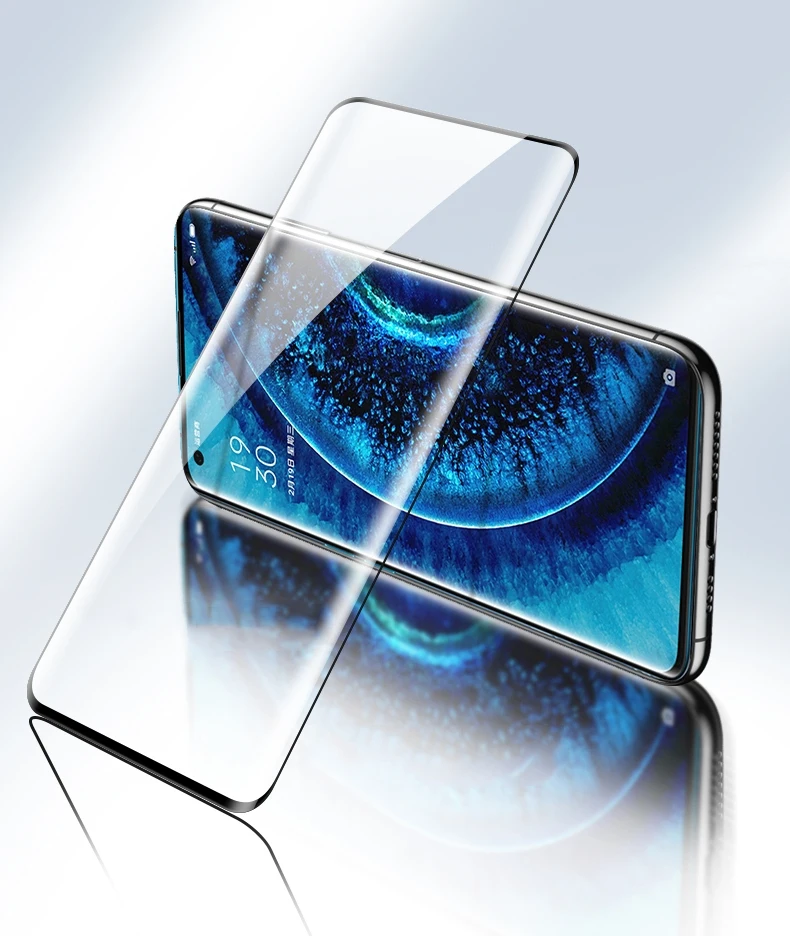 Защита экрана для Oppo Find X2 Pro стеклянная пленка 9D полное закаленное стекло