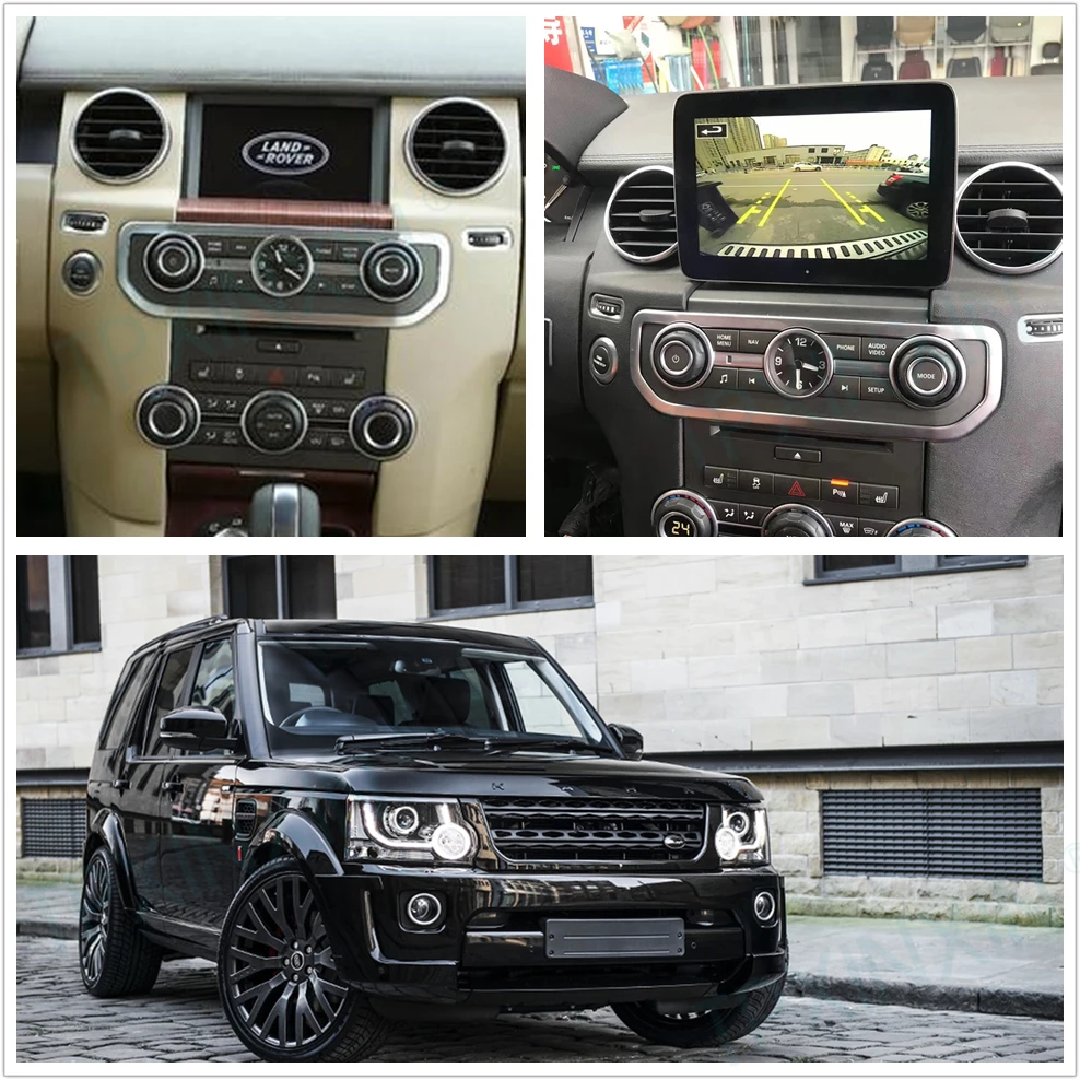 Андроид автомобильный стерео радио с экраном GPS навигацией и записывающим устройством для Land Rover Range Sport Discovery 4 L320 2012-2016.