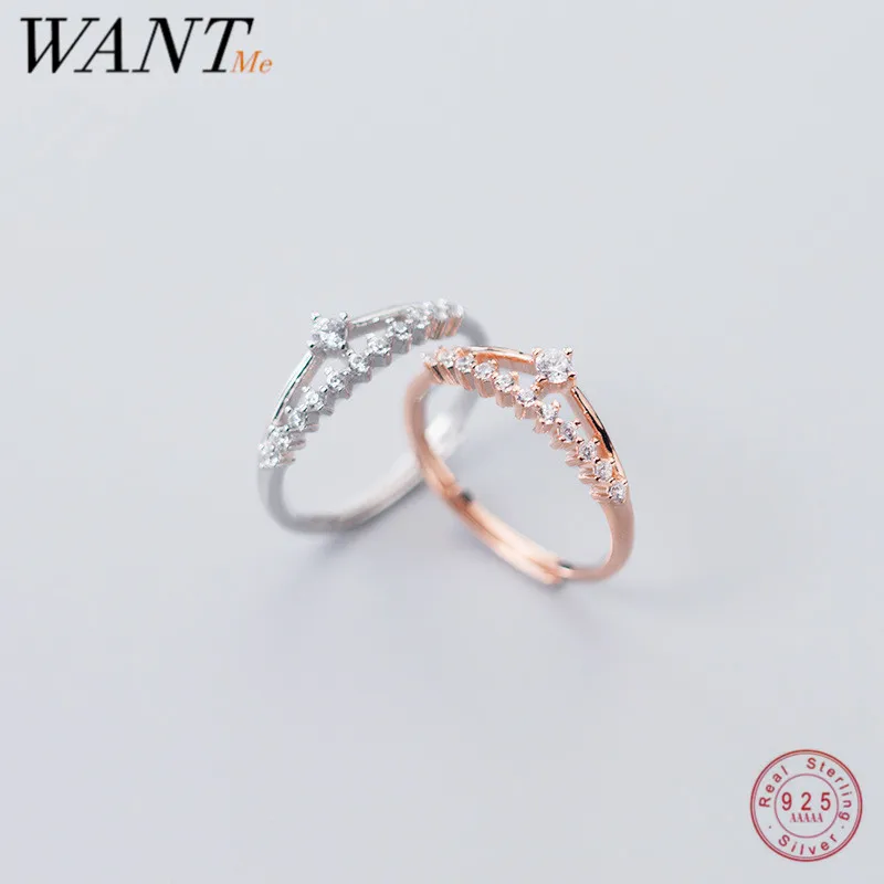 WANTME Новое минималистичное свадебное ювелирное изделие принцессы из настоящего