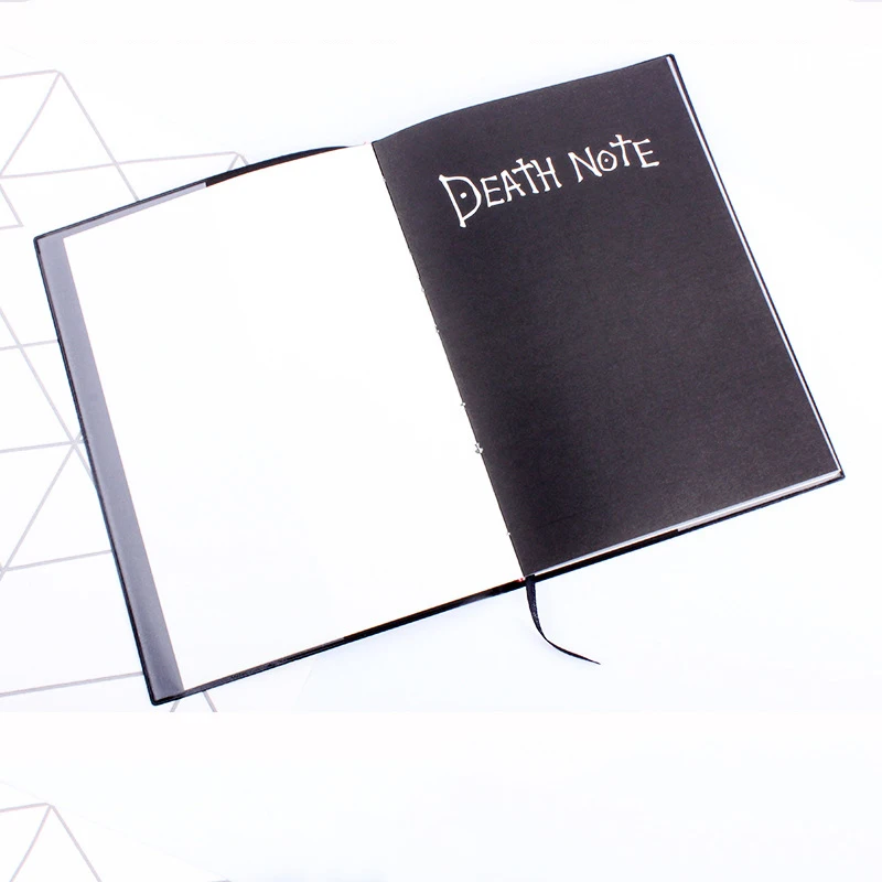 

New Death Note Cosplay Notebook & pen Book Animation Art Writing Journal Notebook With Feather Pen