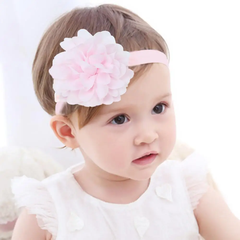 2 Pcs Fashion Baby Girl Hairband Toddlers Infant Cloth Headbands Floral Pearl Headwrap Women Summer Wear Cute Hair Accessories | Детская