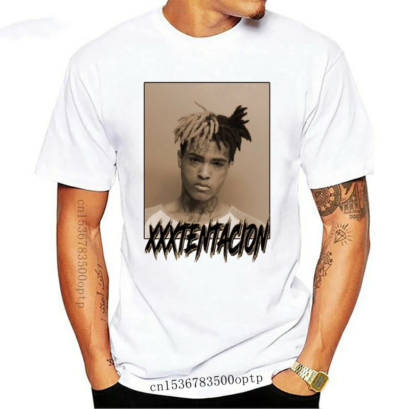 

Xxxtentacion T-Shirt Luv Life Tee Mugshot Hip Hop Rap New Swag Arrest Cotton Harajuku Tops Fashion Classic Tee Shirt