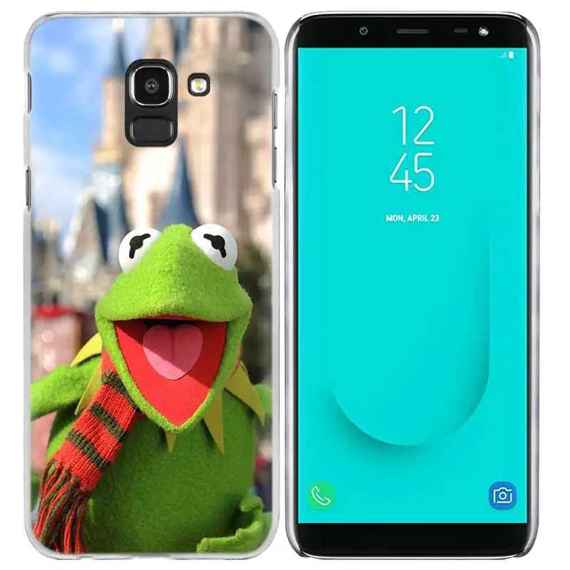 Лягушонок Кермит чехол для samsung Galaxy A50 A80 A70 A60 A40 A30 A20 A20e A10 A9 A7 A6 плюс Note 8 9 10 Pro