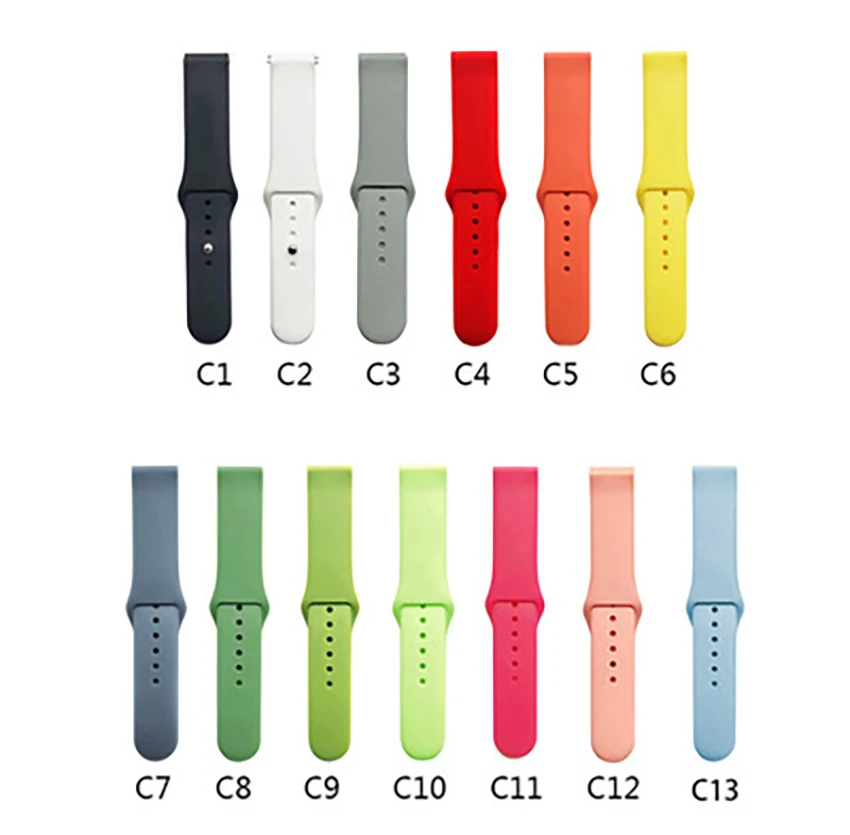 

20MM Silicone Wrist Strap For Xiaomi Huami Amazfit GTS 2/GTS/Bip/Bip S Lite Smart Watchband Sport Bracelets For Amazfit GTR 42MM