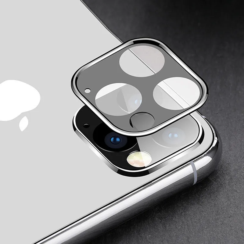 

2PCS Camera Metal Camera Screen Protector Glass For iPhone 12 11 Pro Max Lens Protection Case 11 mini 12 Pro mobile phones Glass