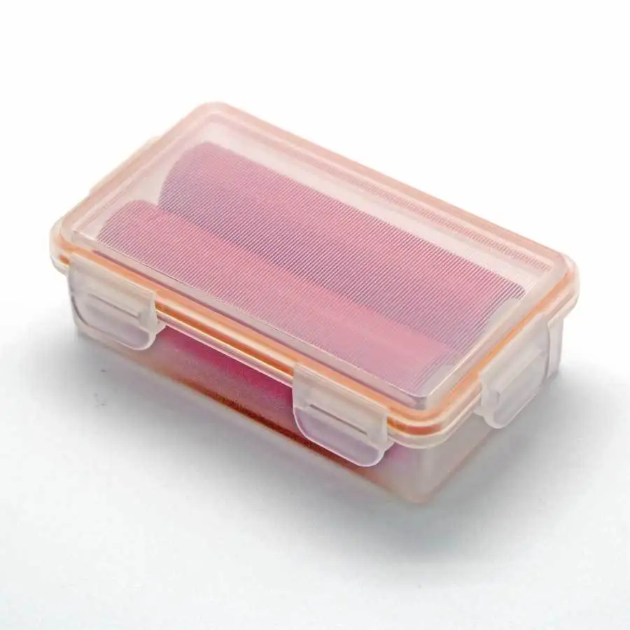 

MasterFire 400pcs/lot Hard Plastic Portable 2x Cell 18650 Batteries Waterproof Storage Case 2*18650 Battery Holder Box Case