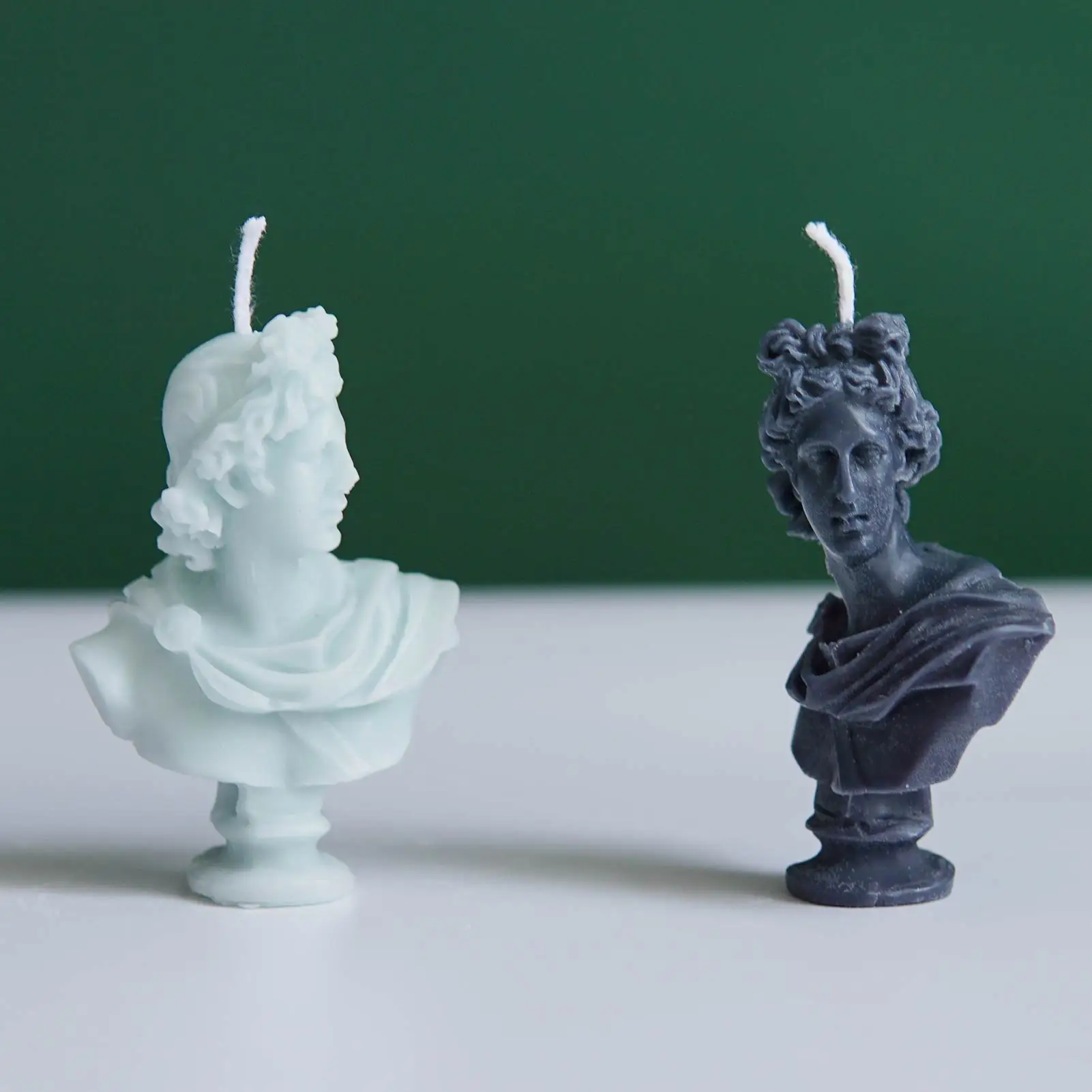 

Apollo Head Silicone Mold European Statue Silicone Mold Scented Gypsum Scented Candle Silicone Mold Cake Decorating Tool