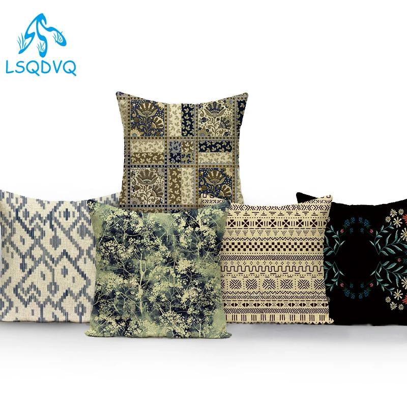 Скандинавский стиль декоративные подушки чехол мандала геометрический цветок
