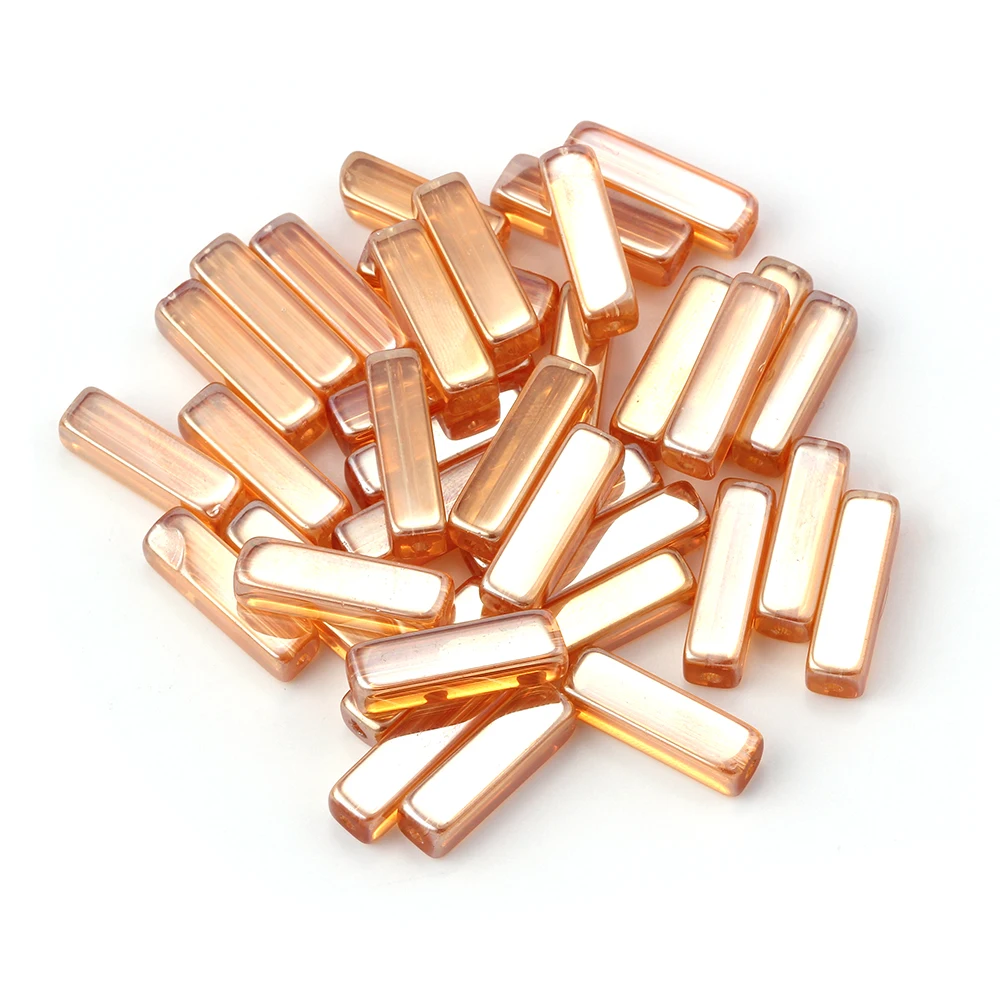 Бисер MEIBEADS 38 шт./лот прозрачный стеклянный кубоидный бисер свободные разделители