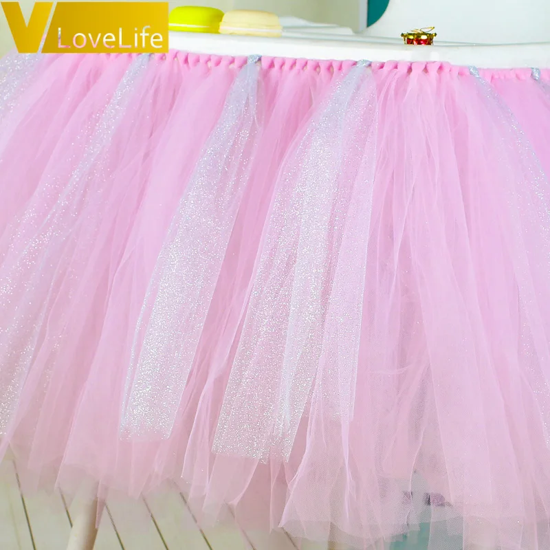 Платье-пачка Тюлевая &quotюбка&quot на стол Baby Shower аксессуары 39 &quotx 13 8&quot накидки