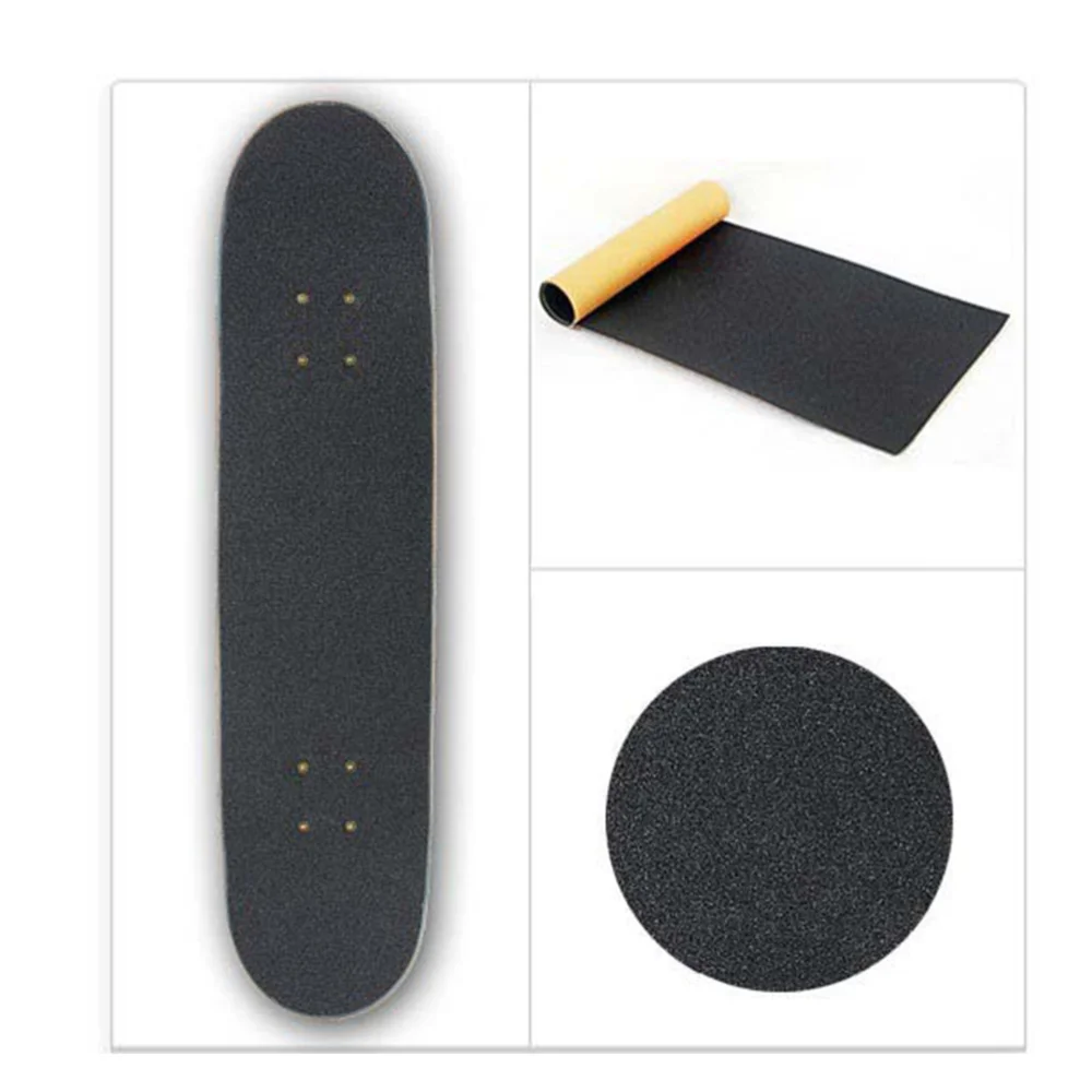 

2pcs Skateboard Sandpapers Scooter Stickers Ani-slip Grip Tape Outdoor Sports Supplies for Male Female