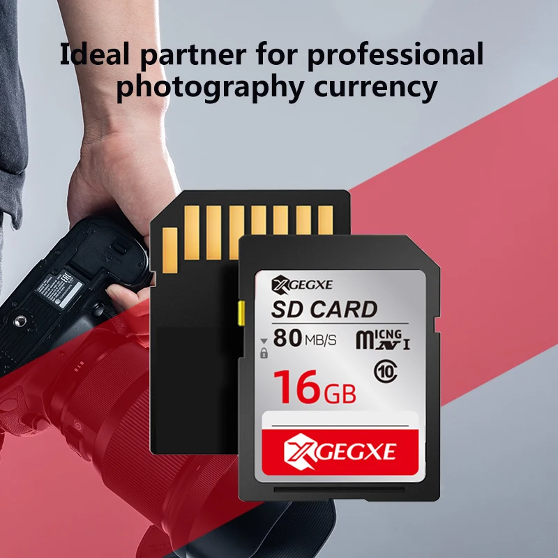 XGEGXE 32 Гб sd-карта 8 16 64 128 карта памяти 80 МБ/с./с флэш-накопитель для камеры |