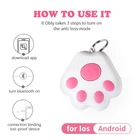 Умный GPS-трекер для домашних животных, водонепроницаемый мини-локатор с функцией защиты от потери, с Bluetooth, для кошек и собак