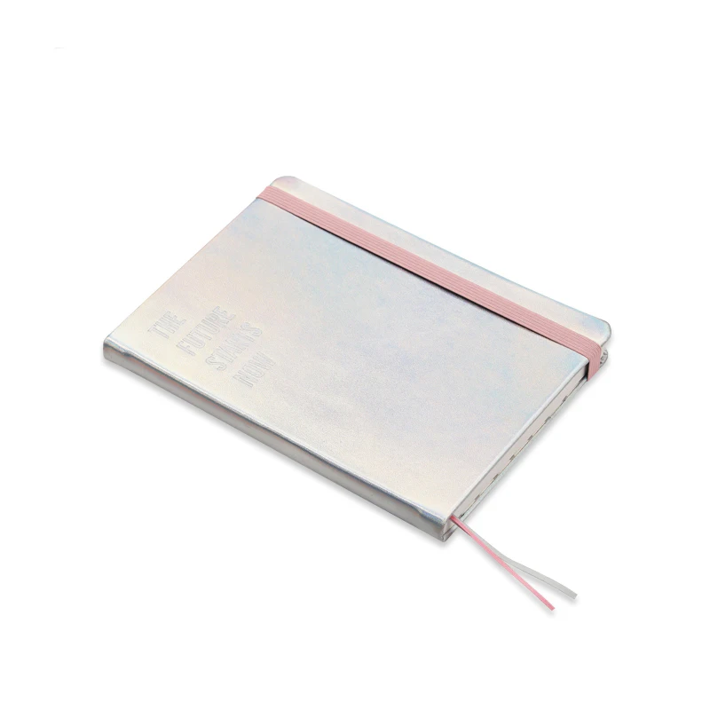 Ослепительный красочный лазерный блокнот в горошек бандаж личный дневник