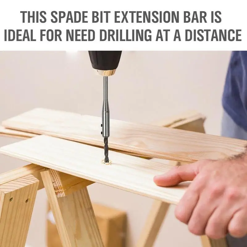 2 шт. бурильные Удлинительный стержень 150/300 мм для плоское сверло отверстие вала