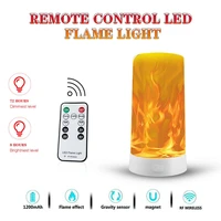 flame lamp with gravity sensing effect ir wireless remote timer usb rechargeable led flame effect candle 4 modes lantern