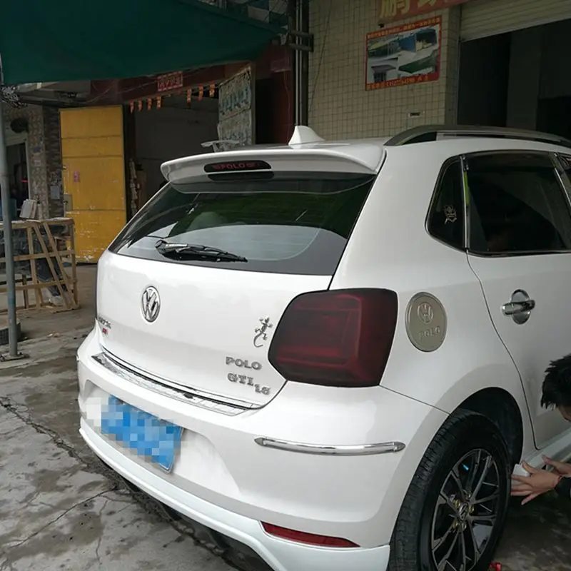 Спойлер для polo высококачественный спойлер из АБС-материала заднего крыла