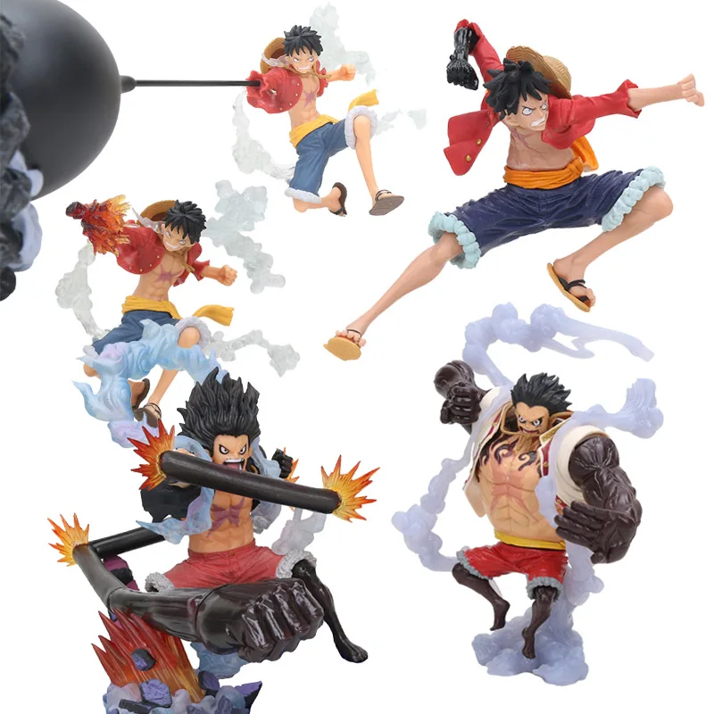 Цельная фигурка Gear 4 Monkey D. Luffy The straw hat пиратские фигурки ONE PIECE Аниме коллекционные