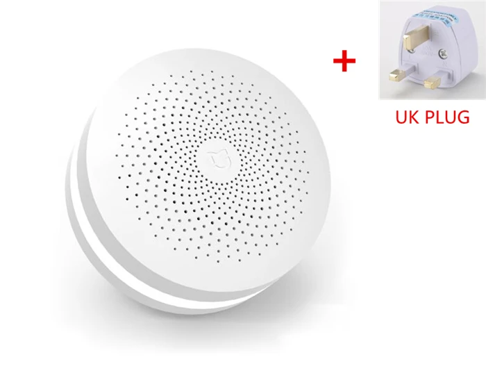 ADD UK Plug Многофункциональные ворота Xiaomi 2 умный центр управления умный дом Комплект обновленная версия два управления Встроенный дверной звонок с радио кольцо - Цвет: ADD UK Plug