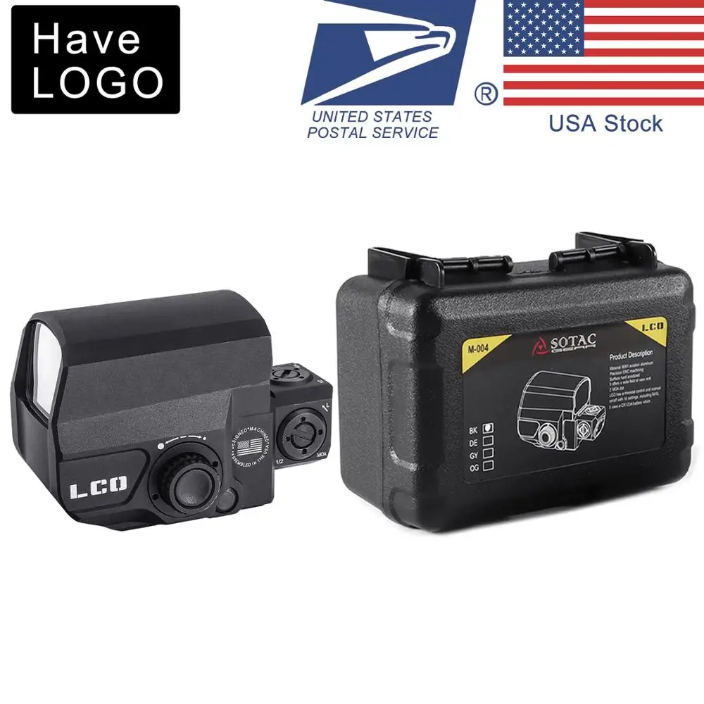 Прицел LCO с красной точкой голографический прицел тактический для охоты