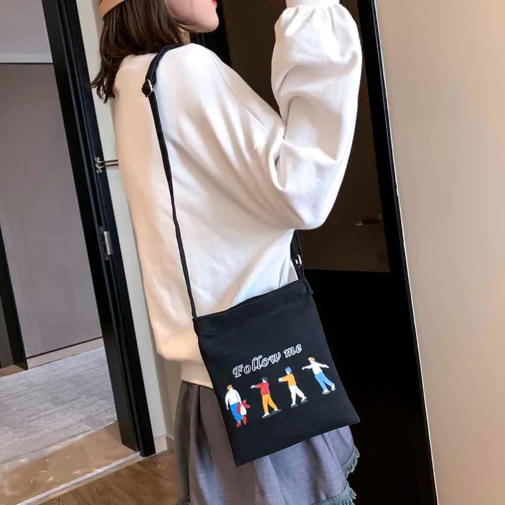 Сумка для покупок 2019 модная прочная Женская Студенческая забавная Холщовая тоут