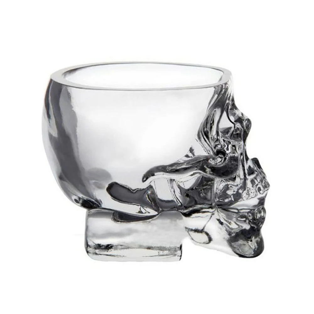 Креативная Хрустальная чашка с черепом водка/Красное вино/коктейльное маленькое