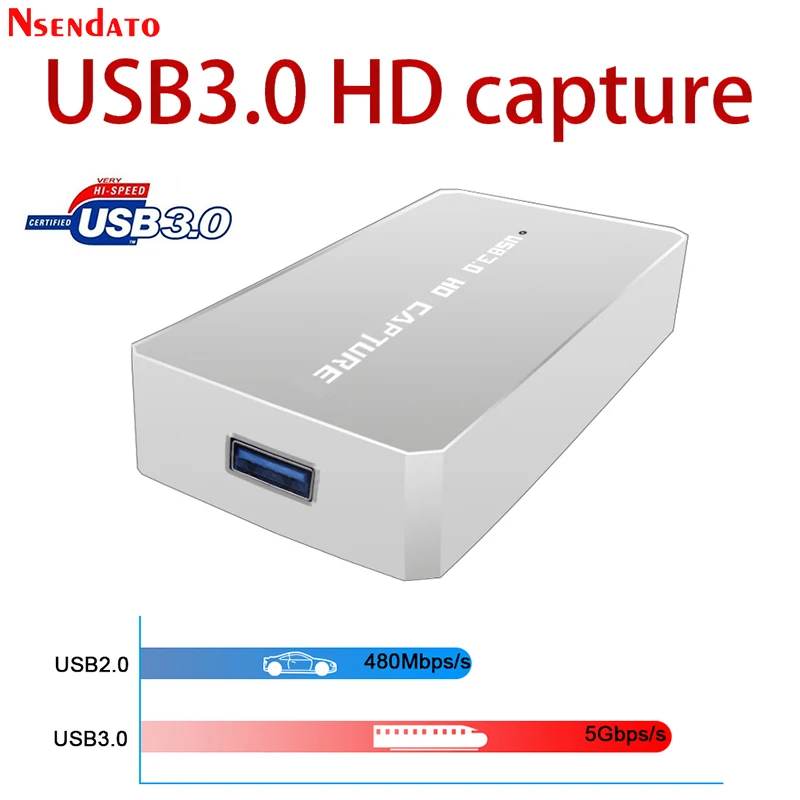 EZCAP287P USB 3 0 HDMI карта захвата игр живой потоковой записи 1080p 60fps видеозахват донгл