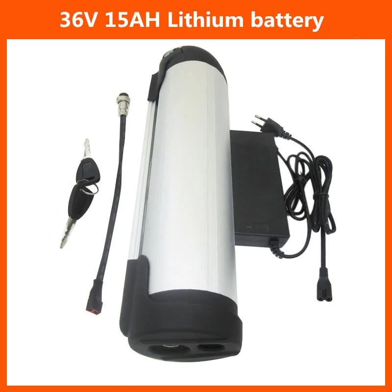 

36V Water Bottle battery 500W 36 V 15AH Electric Bike Lithium ion battery pack with 15A BMS 42V 2A Charger free tax