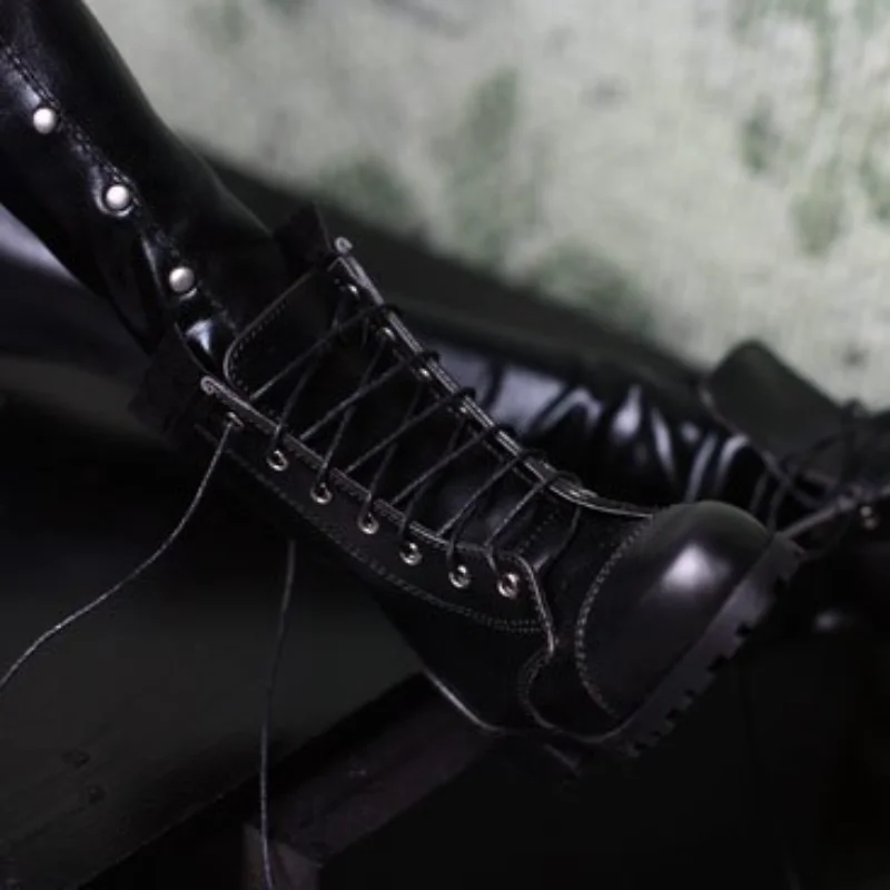 Обувь для куклы BJD черная светильник тяжелая короткая Армейская 1/3 SD SD17 кукла дяди